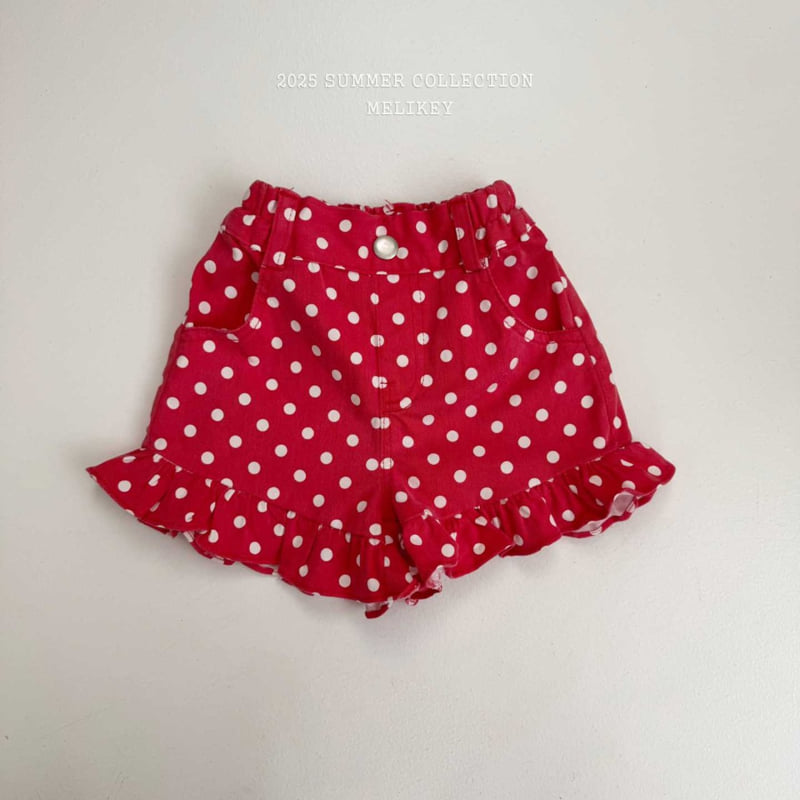 Melikey - Korean Children Fashion - #discoveringself - Dot Frill Shorts - 4