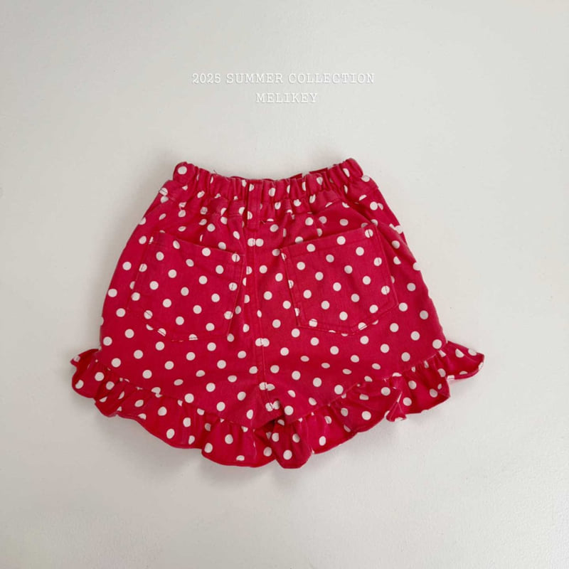 Melikey - Korean Children Fashion - #kidsshorts - Dot Frill Shorts - 5