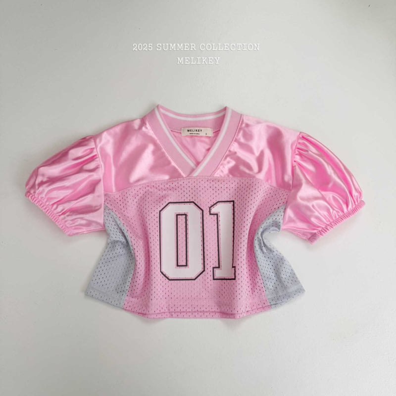 Melikey - Korean Children Fashion - #fashionkids - 01 Mesh Puff Tee - 4