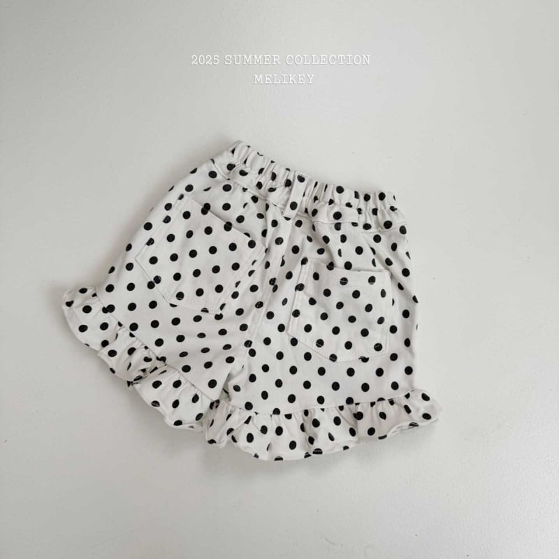 Melikey - Korean Children Fashion - #littlefashionista - Dot Frill Shorts - 9