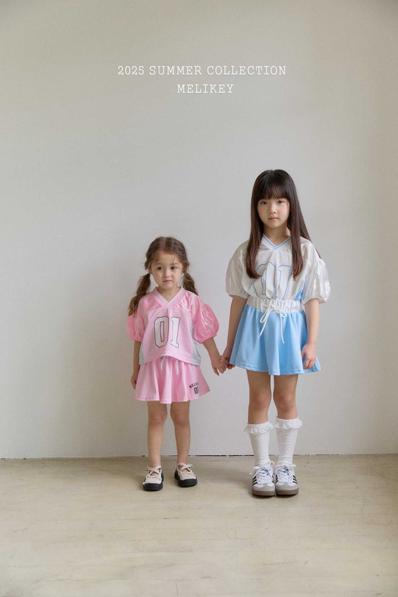 Melikey - Korean Children Fashion - #minifashionista - 01 Mesh Puff Tee - 10
