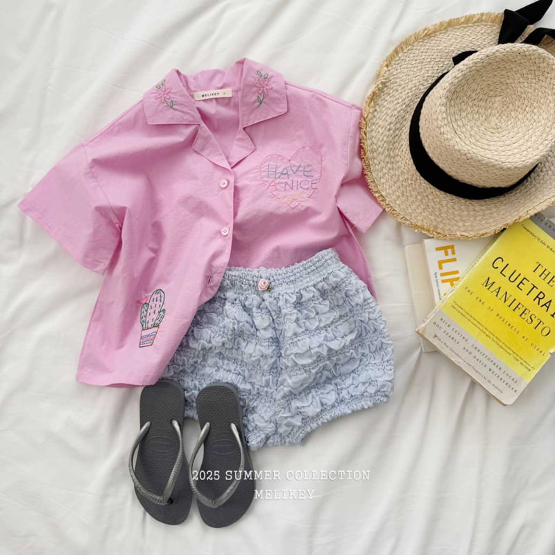 Melikey - Korean Children Fashion - #minifashionista - Nice Embroidery Shirt - 6