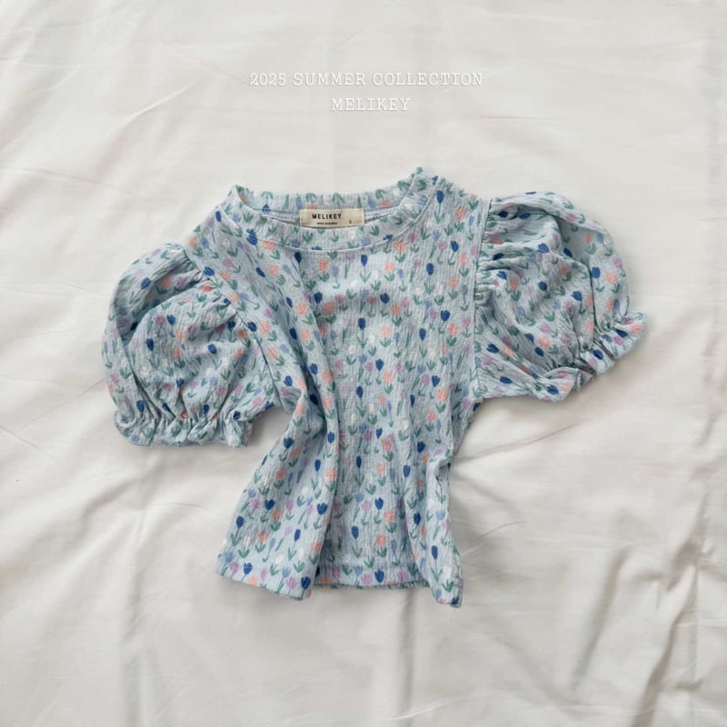 Melikey - Korean Children Fashion - #toddlerclothing - Tulip Puff Tee - 4