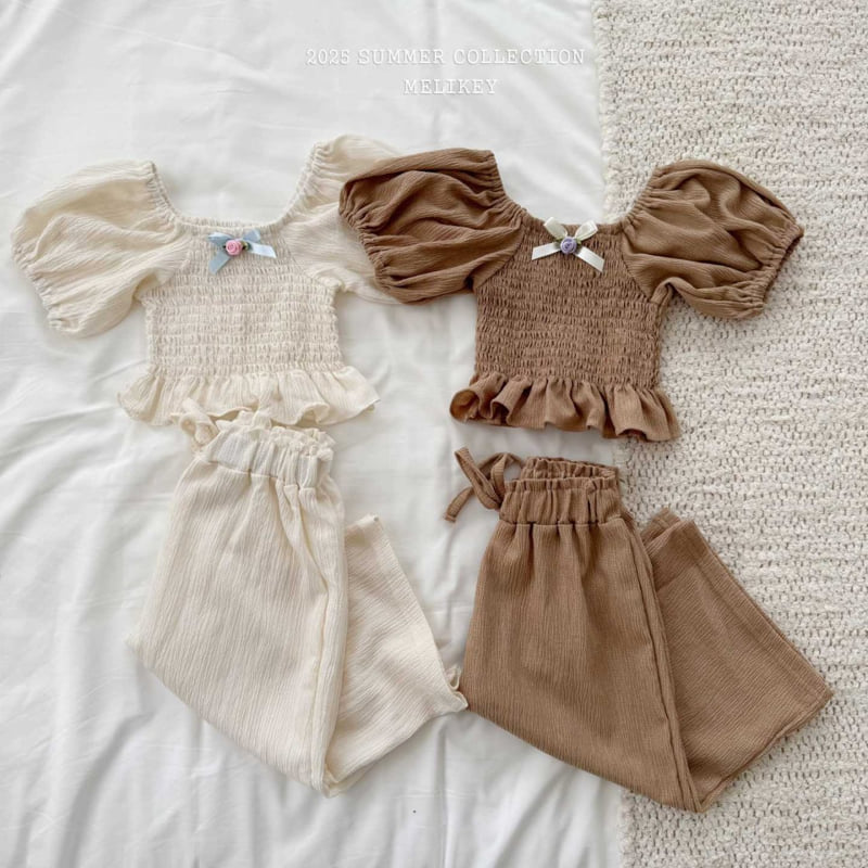 Melikey - Korean Children Fashion - #stylishchildhood - Pleats Set