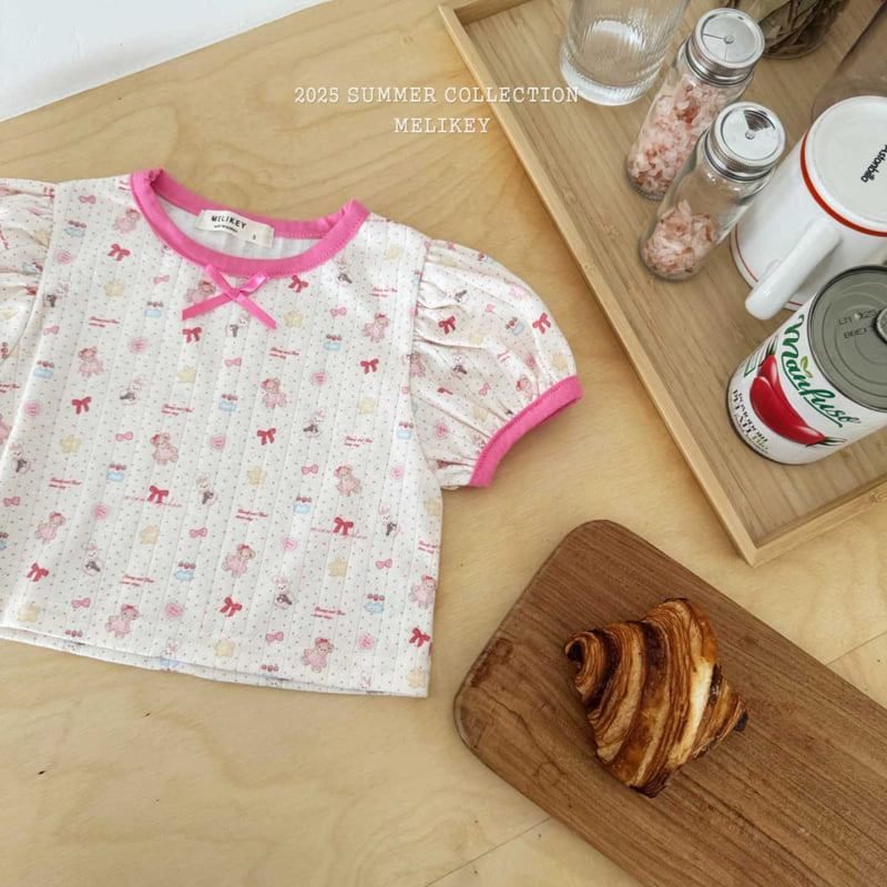 Melikey - Korean Children Fashion - #todddlerfashion - Doll Play Puff Tee