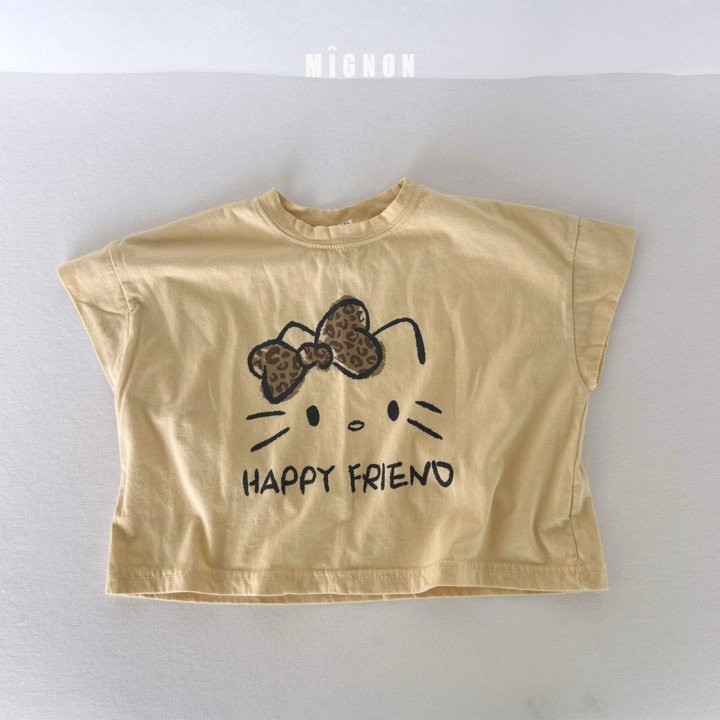Mignon - Korean Children Fashion - #childofig - Happy Cat Tee