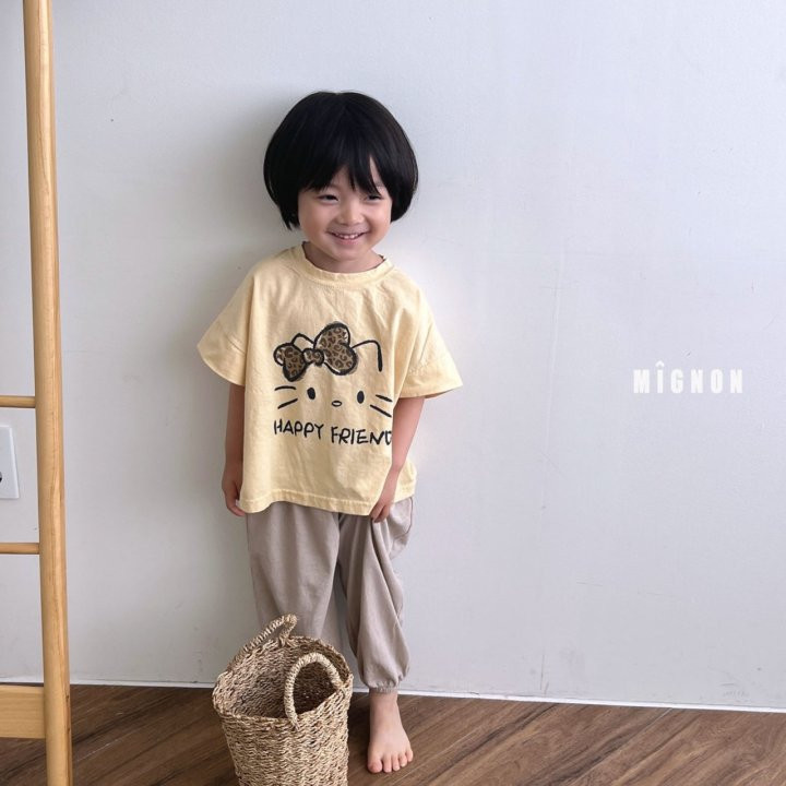 Mignon - Korean Children Fashion - #kidsshorts - Happy Cat Tee - 7