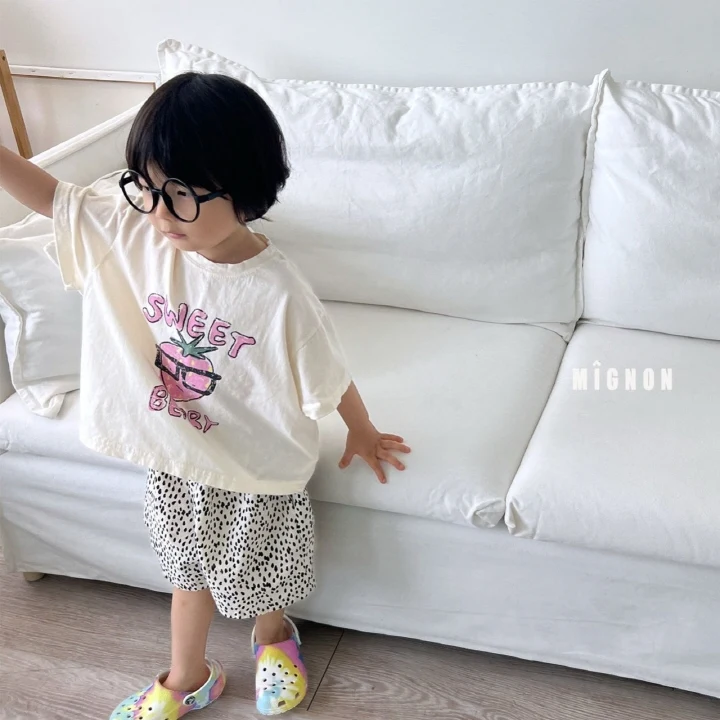 Mignon - Korean Children Fashion - #kidsstore - Berry Tee - 5