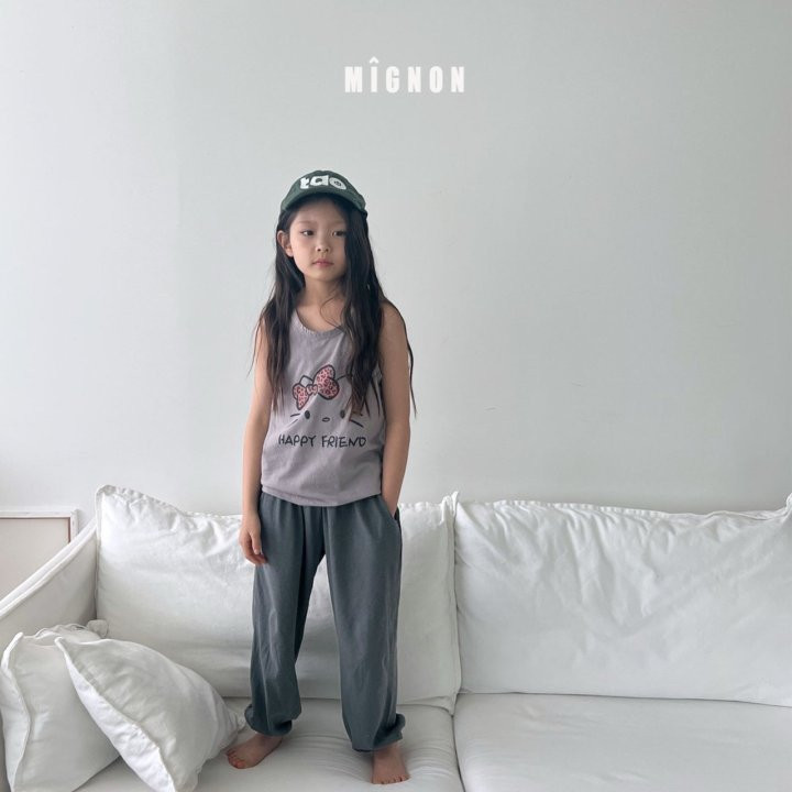 Mignon - Korean Children Fashion - #littlefashionista - Kitty Sleeveless Tee - 10