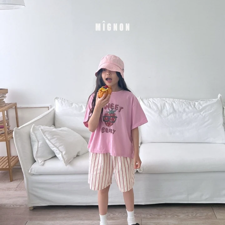 Mignon - Korean Children Fashion - #littlefashionista - Berry Tee - 8