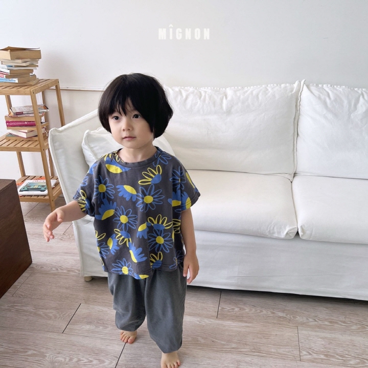 Mignon - Korean Children Fashion - #magicofchildhood - Sunflower Tee