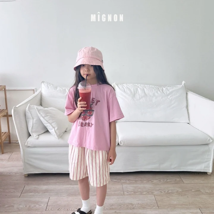 Mignon - Korean Children Fashion - #minifashionista - Berry Tee - 10