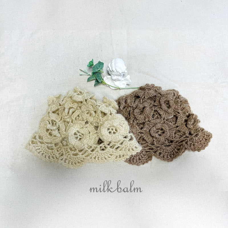 Milk Balm - Korean Baby Fashion - #babyoutfit - Hand-Knitted Beanie