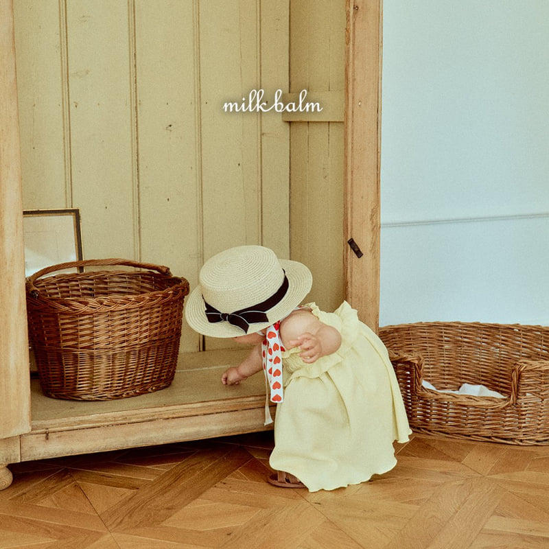 Milk Balm - Korean Children Fashion - #Kfashion4kids - Judy Shirred One-piece - 3
