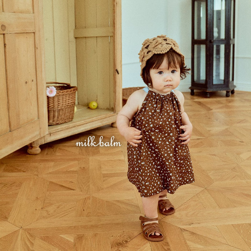 Milk Balm - Korean Children Fashion - #kidsstore - Clover Halter One-piece - 5