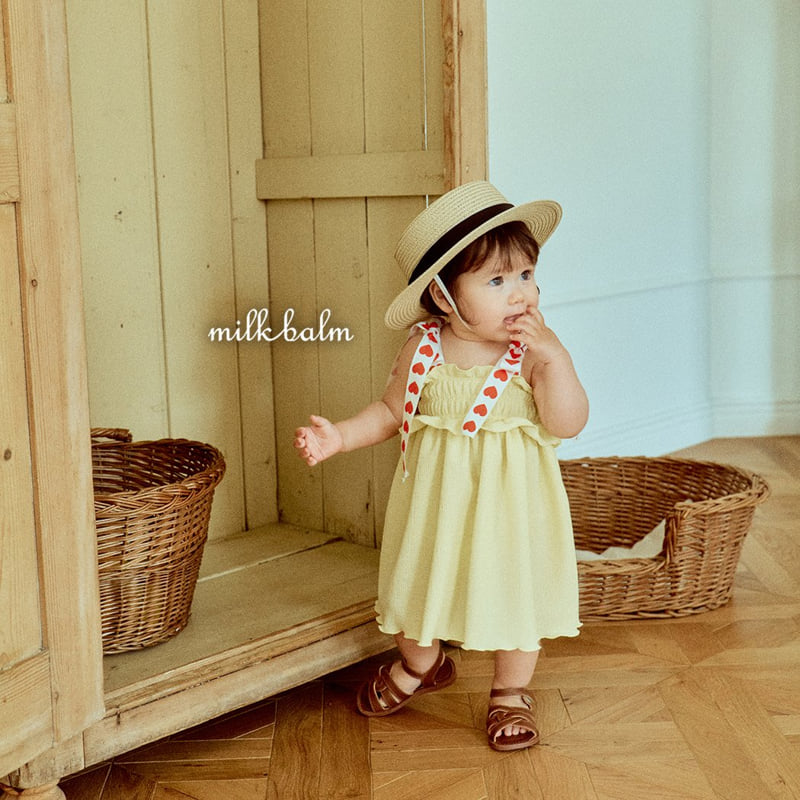 Milk Balm - Korean Children Fashion - #kidsstore - Judy Shirred One-piece