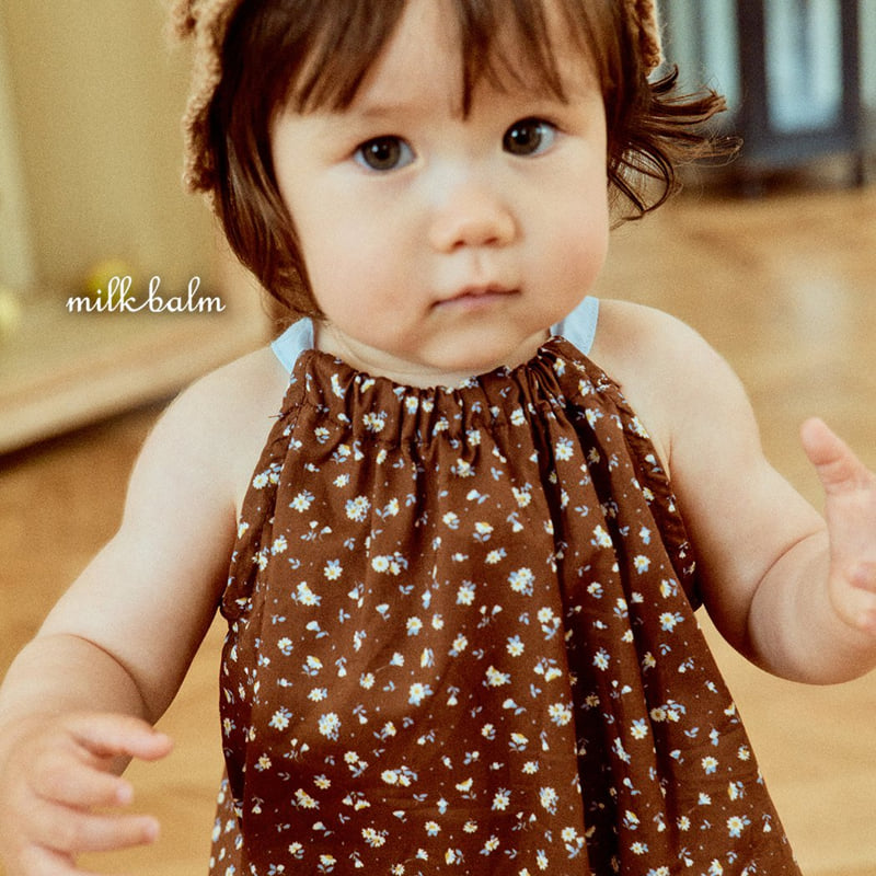 Milk Balm - Korean Children Fashion - #kidzfashiontrend - Clover Halter One-piece - 6