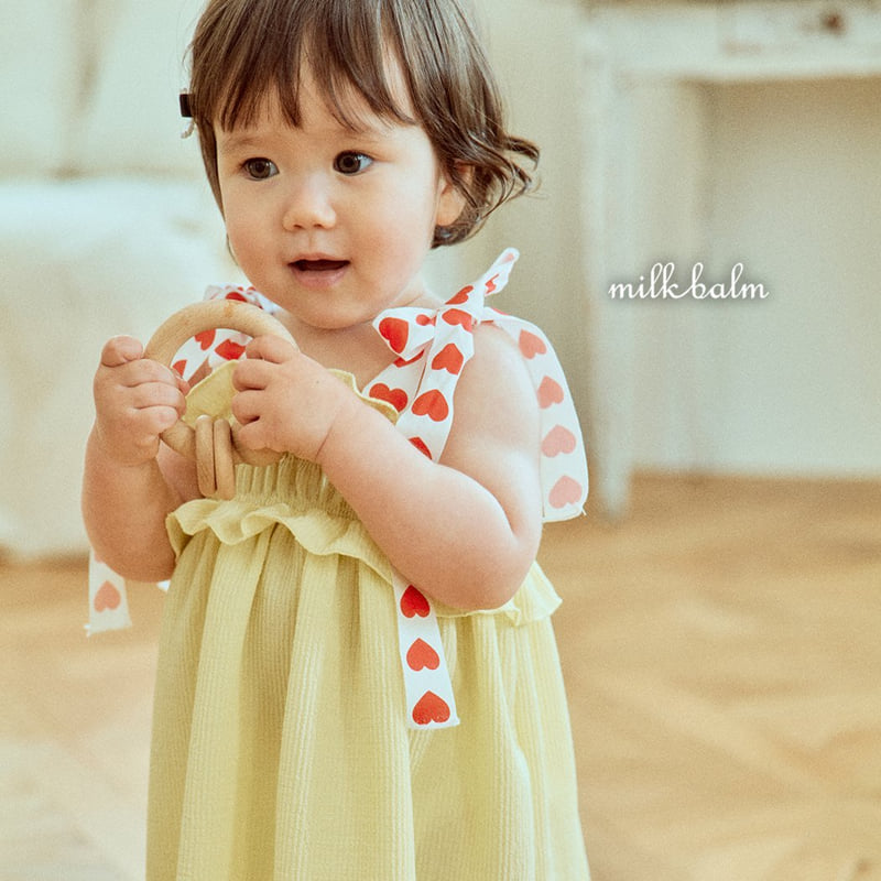 Milk Balm - Korean Children Fashion - #prettylittlegirls - Judy Shirred One-piece - 7