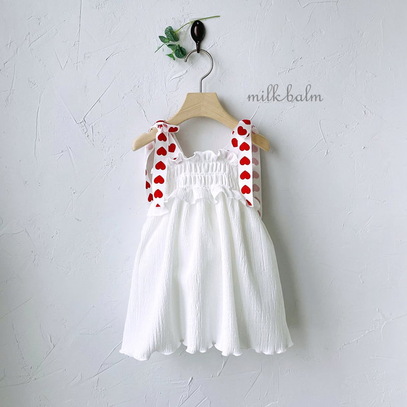 Milk Balm - Korean Children Fashion - #todddlerfashion - Judy Shirred One-piece - 8