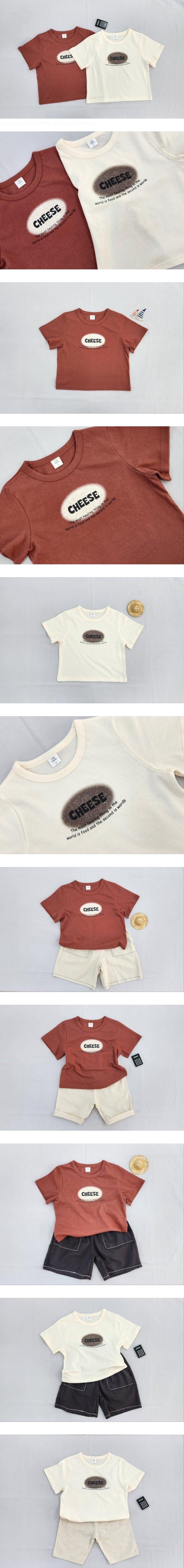 Milk Bebe - Korean Children Fashion - #prettylittlegirls - Cheese Tee