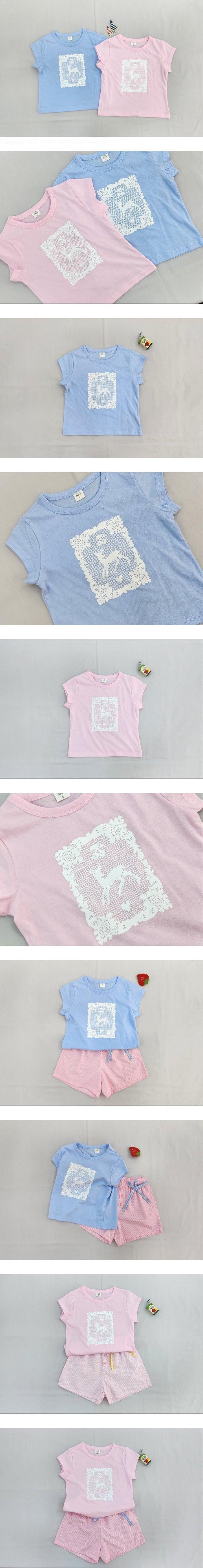Milk Bebe - Korean Children Fashion - #todddlerfashion - Bambi Tee