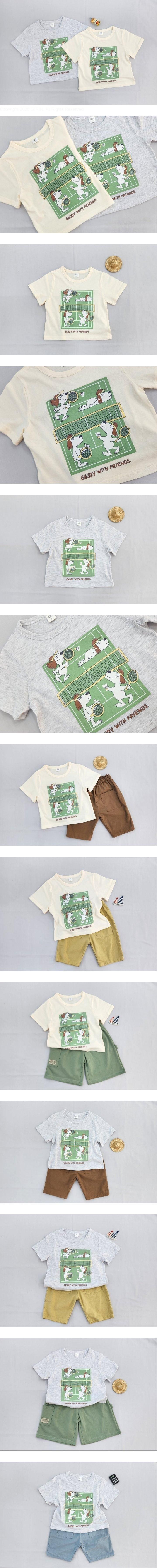 Milk Bebe - Korean Children Fashion - #toddlerclothing - Friends Tee