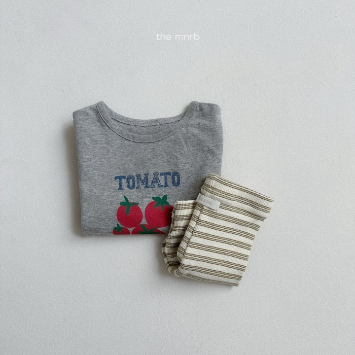 Mini Robe - Korean Children Fashion - #Kfashion4kids - Tomato Short Sleeve Tee - 10