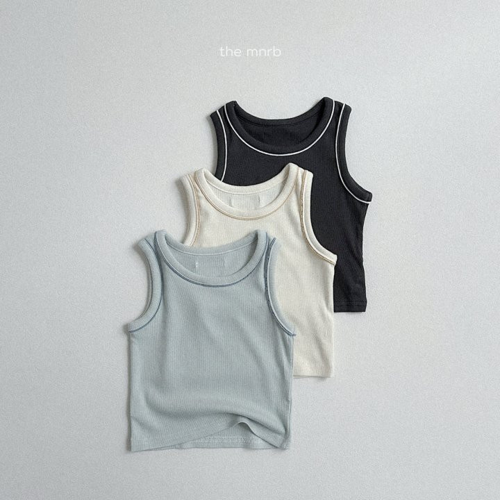 Mini Robe - Korean Children Fashion - #childofig - Piping Sleeveless