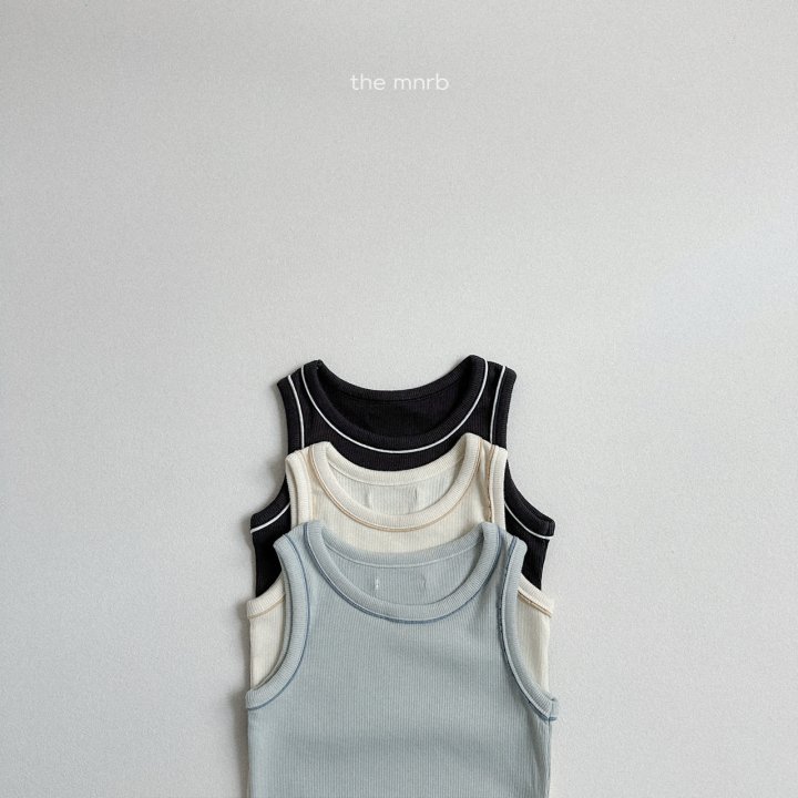 Mini Robe - Korean Children Fashion - #designkidswear - Piping Sleeveless - 4
