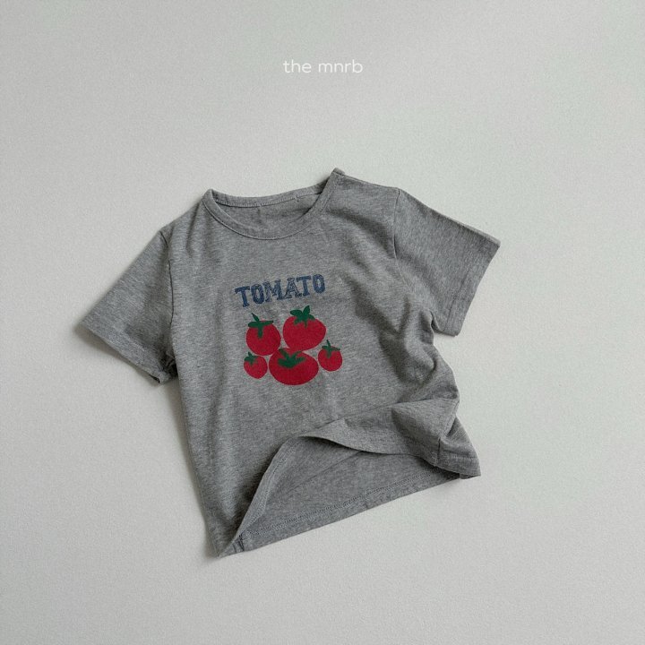 Mini Robe - Korean Children Fashion - #fashionkids - Tomato Short Sleeve Tee - 6