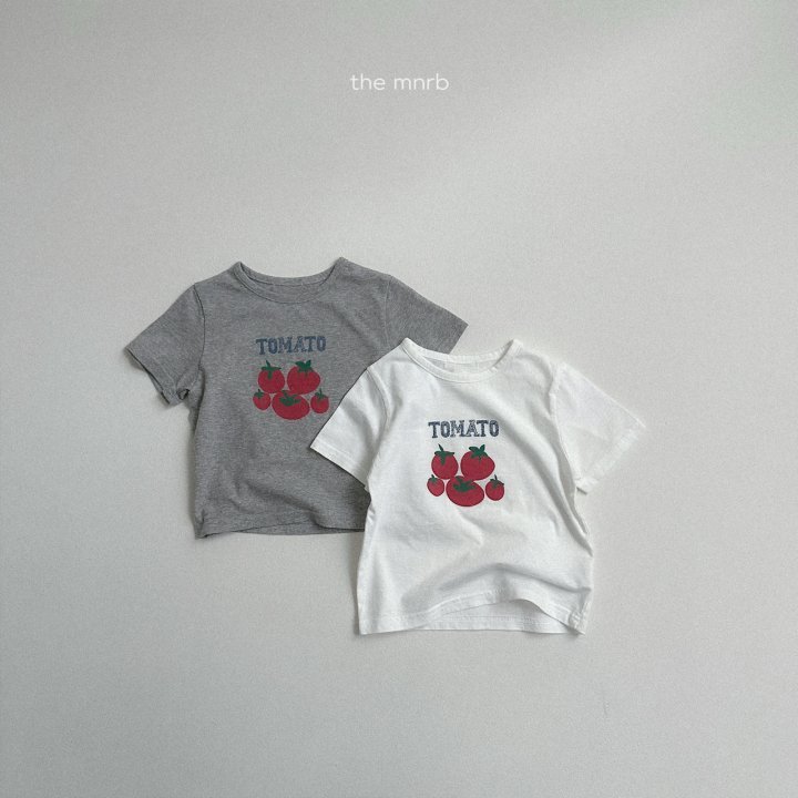 Mini Robe - Korean Children Fashion - #kidsstore - Tomato Short Sleeve Tee - 8