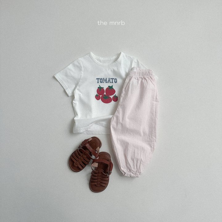 Mini Robe - Korean Children Fashion - #magicofchildhood - Tomato Short Sleeve Tee - 12