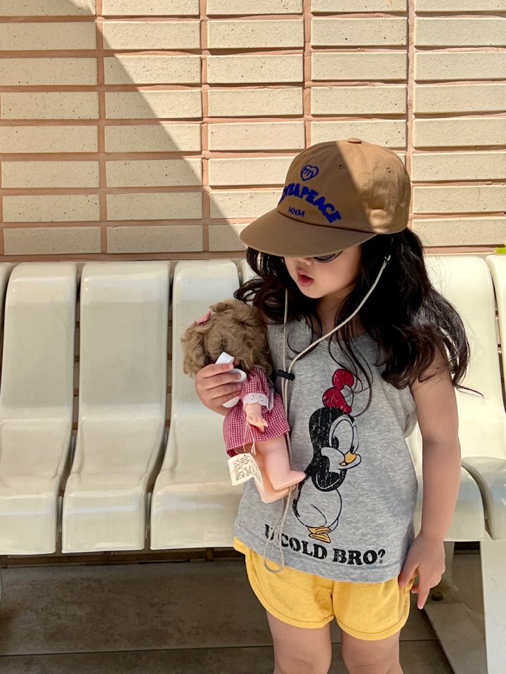 Minimal - Korean Children Fashion - #childofig - King Penguin Sleeveless - 4