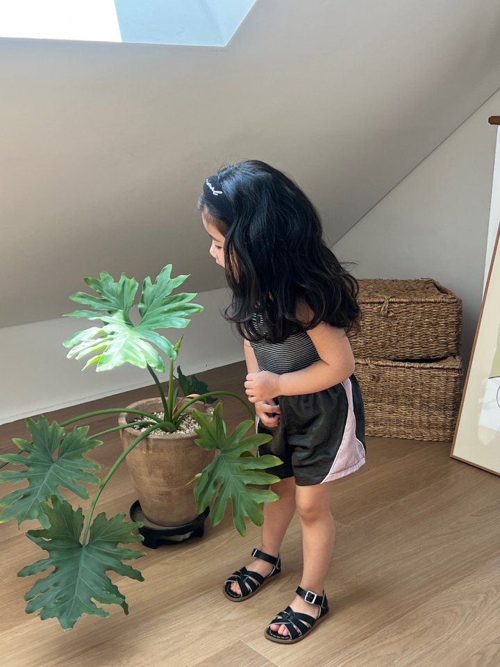 Minimal - Korean Children Fashion - #discoveringself - Piping Boxer Pants - 7