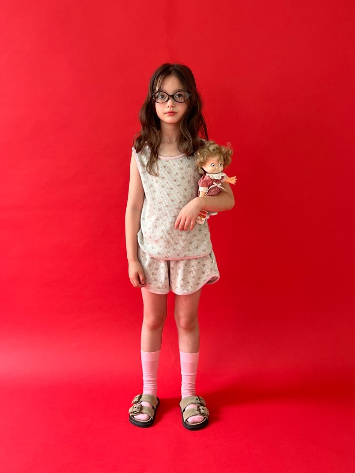 Minimal - Korean Children Fashion - #discoveringself - Croffle Flower Pants - 3