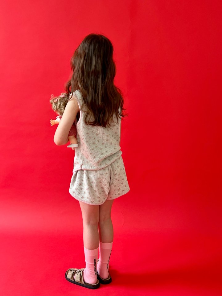 Minimal - Korean Children Fashion - #kidsstore - Croffle Flower Pants - 6
