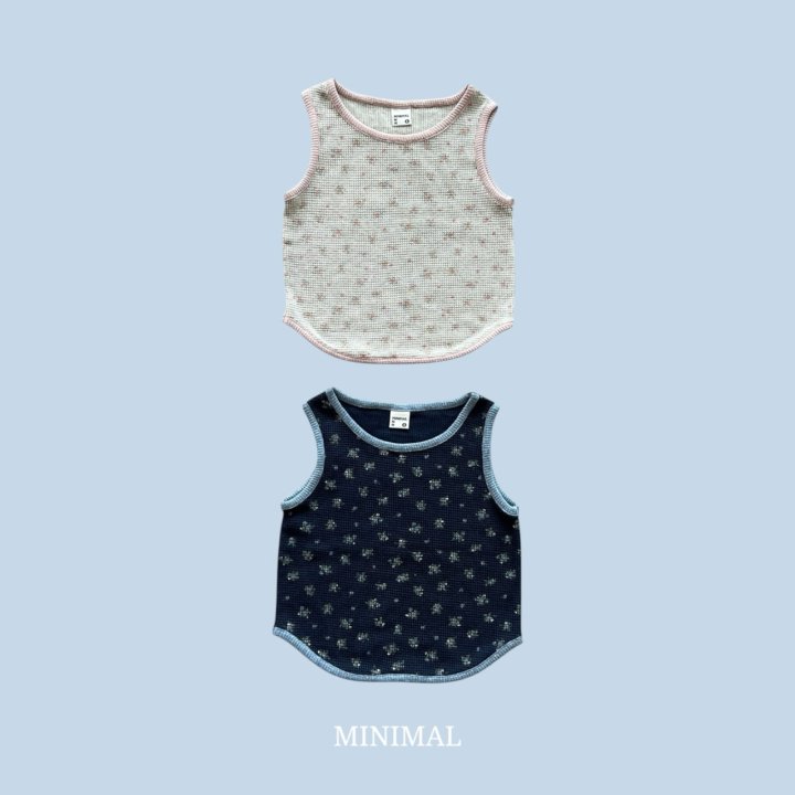 Minimal - Korean Children Fashion - #kidzfashiontrend - Croffle Flower Sleeveless