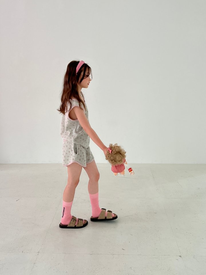 Minimal - Korean Children Fashion - #kidzfashiontrend - Croffle Flower Pants - 7