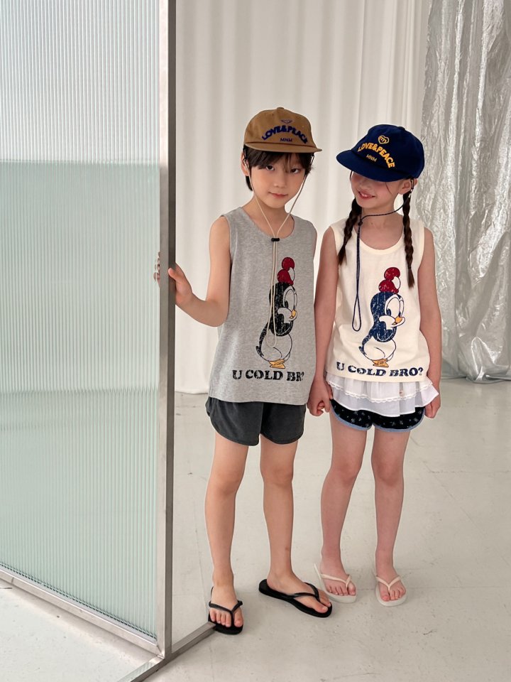 Minimal - Korean Children Fashion - #littlefashionista - King Penguin Sleeveless - 12