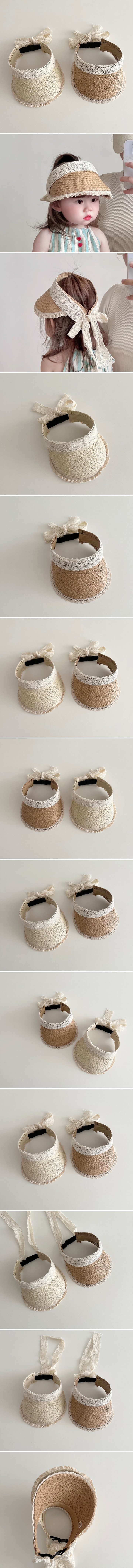 Miso - Korean Children Fashion - #childofig - Lace Straw Sun Cap