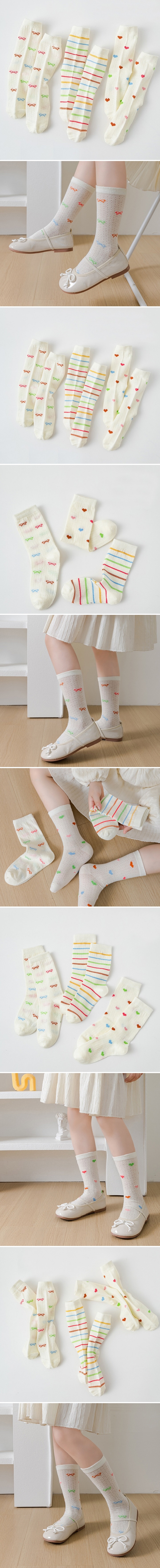 Miso - Korean Children Fashion - #discoveringself - Harris Socks Set