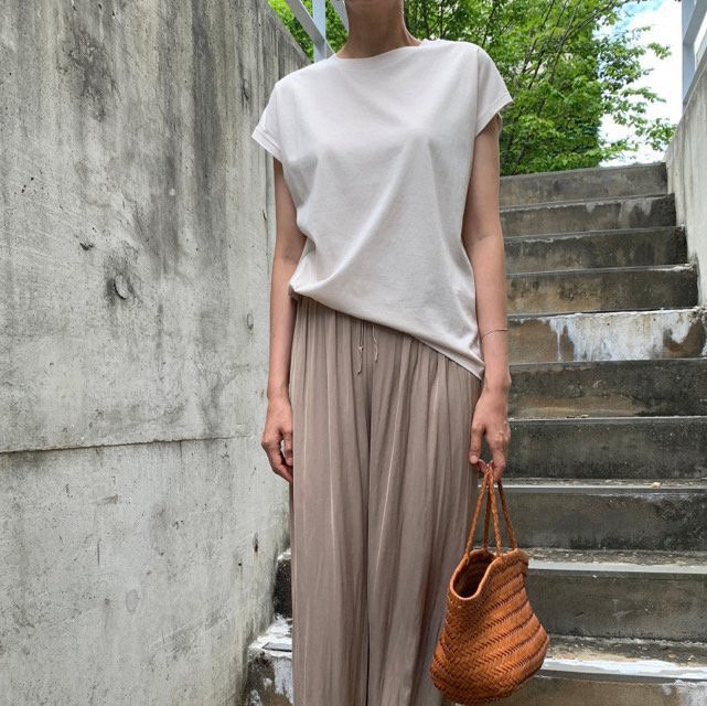 Moani - Korean Women Fashion - #momslook - Premium Silket Shoulder Top - 5
