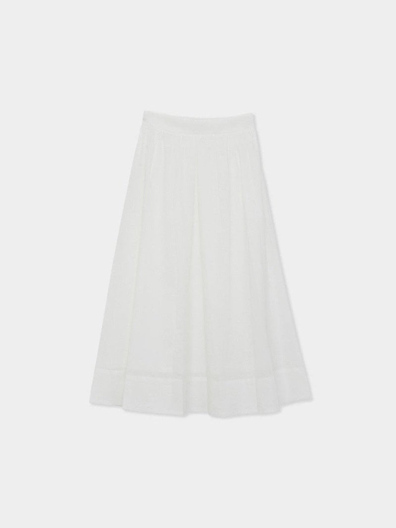 Moani - Korean Women Fashion - #momslook - Volume Cotton Shirring Skirt - 10