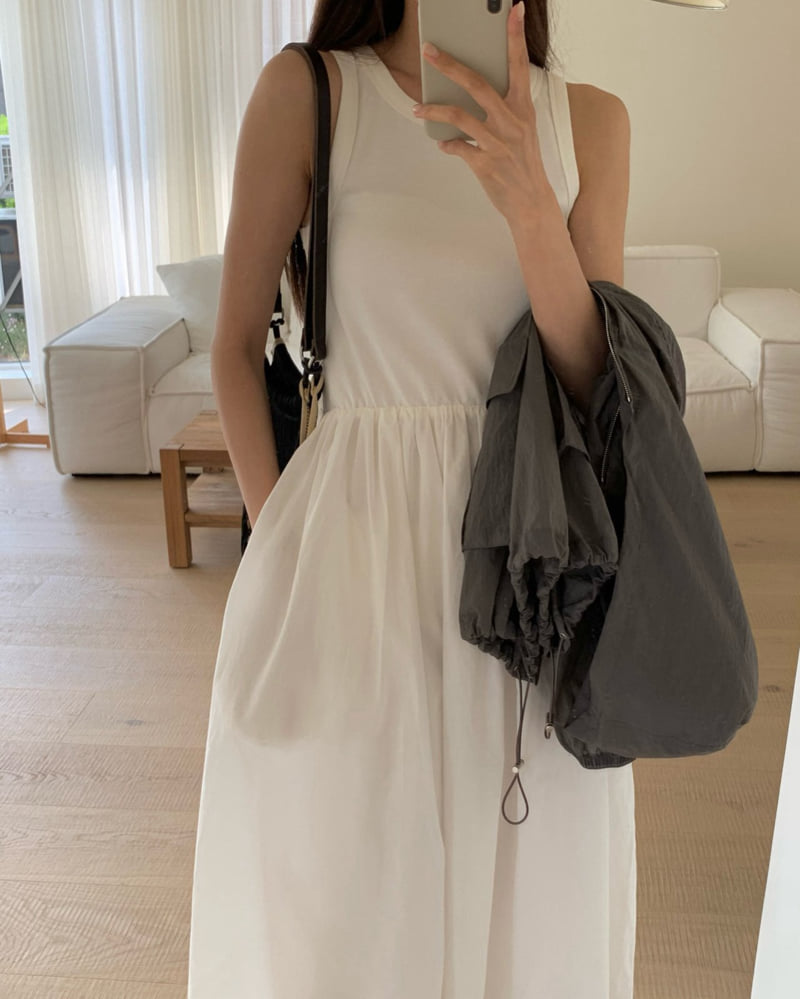 Moani - Korean Women Fashion - #romanticstyle - Summer Shirring One-piece - 8