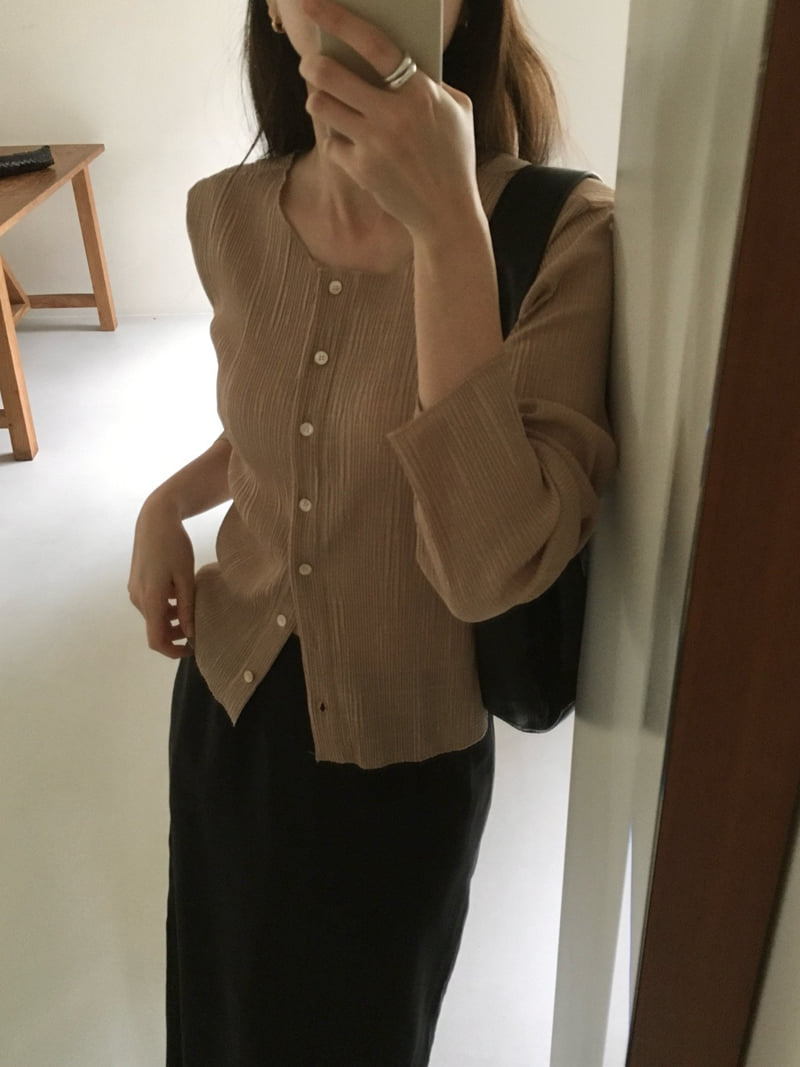 Pleats Cardigan by Moani for Women - view 6