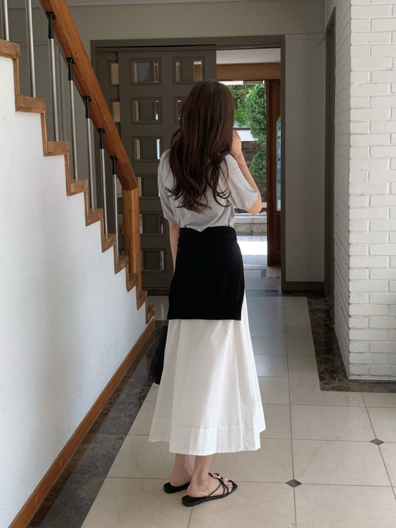 Moani - Korean Women Fashion - #thelittlethings - Volume Cotton Shirring Skirt - 9