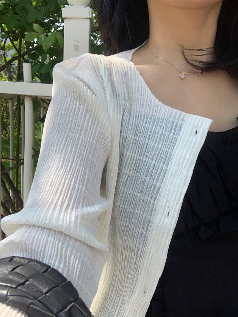 Pleats Cardigan by Moani for Women - view 11