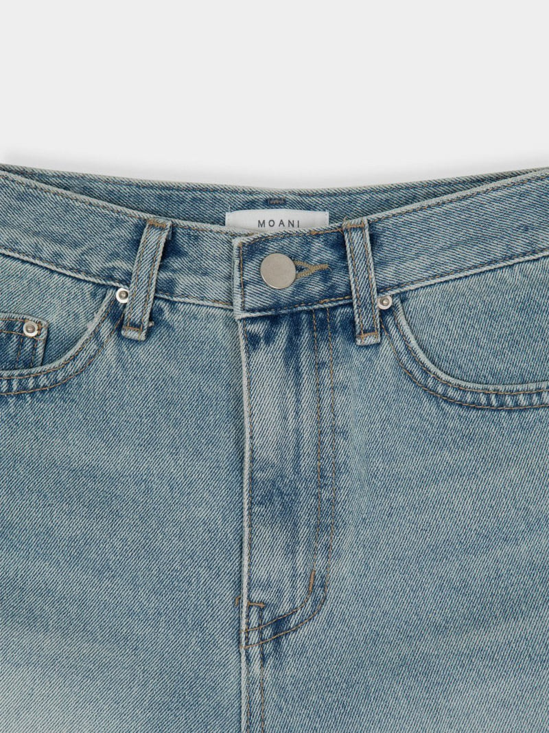 Moani - Korean Women Fashion - #womensfashion - Bermuda Denim Shorts - 5
