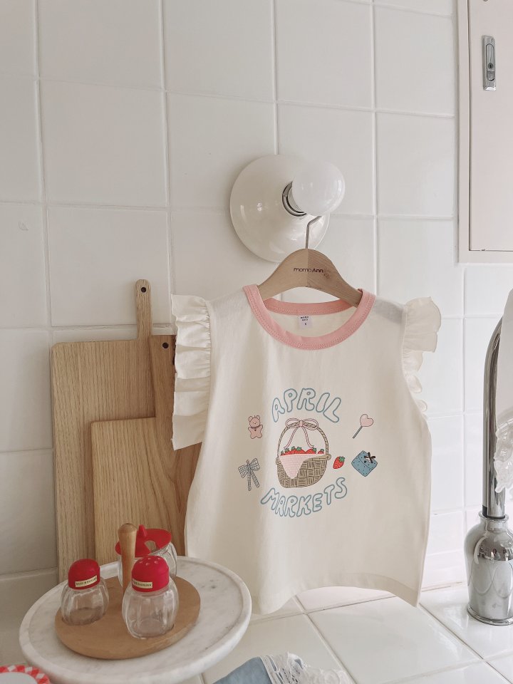 Momo Ann - Korean Children Fashion - #childofig - Market Frill Tee - 3