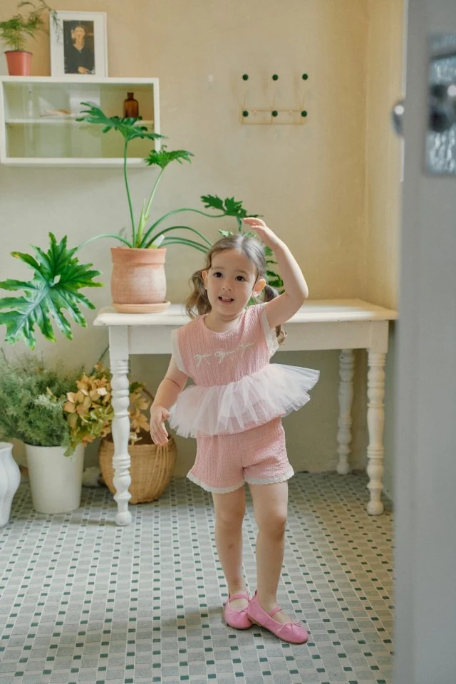 Momo Ann - Korean Children Fashion - #childofig - Candy Top Bottom Set - 5